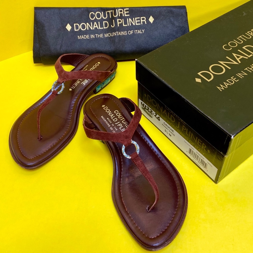 Vintage Like New! Donald J Pliner Sandals Women’s Size 5.5 - Picture 5 of 14